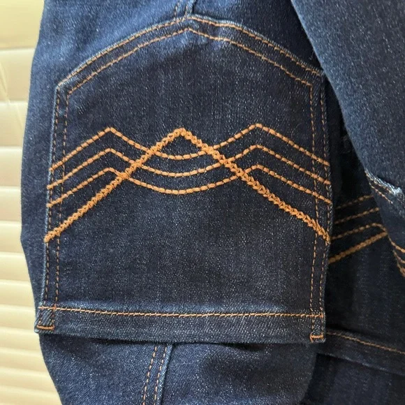 Idyllwind Dark Blue Flare Jeans - Picture 4 of 5